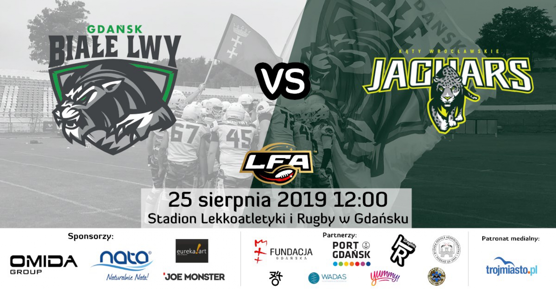 Białe Lwy Gdańsk - Jaguars Kąty Wrocławskie