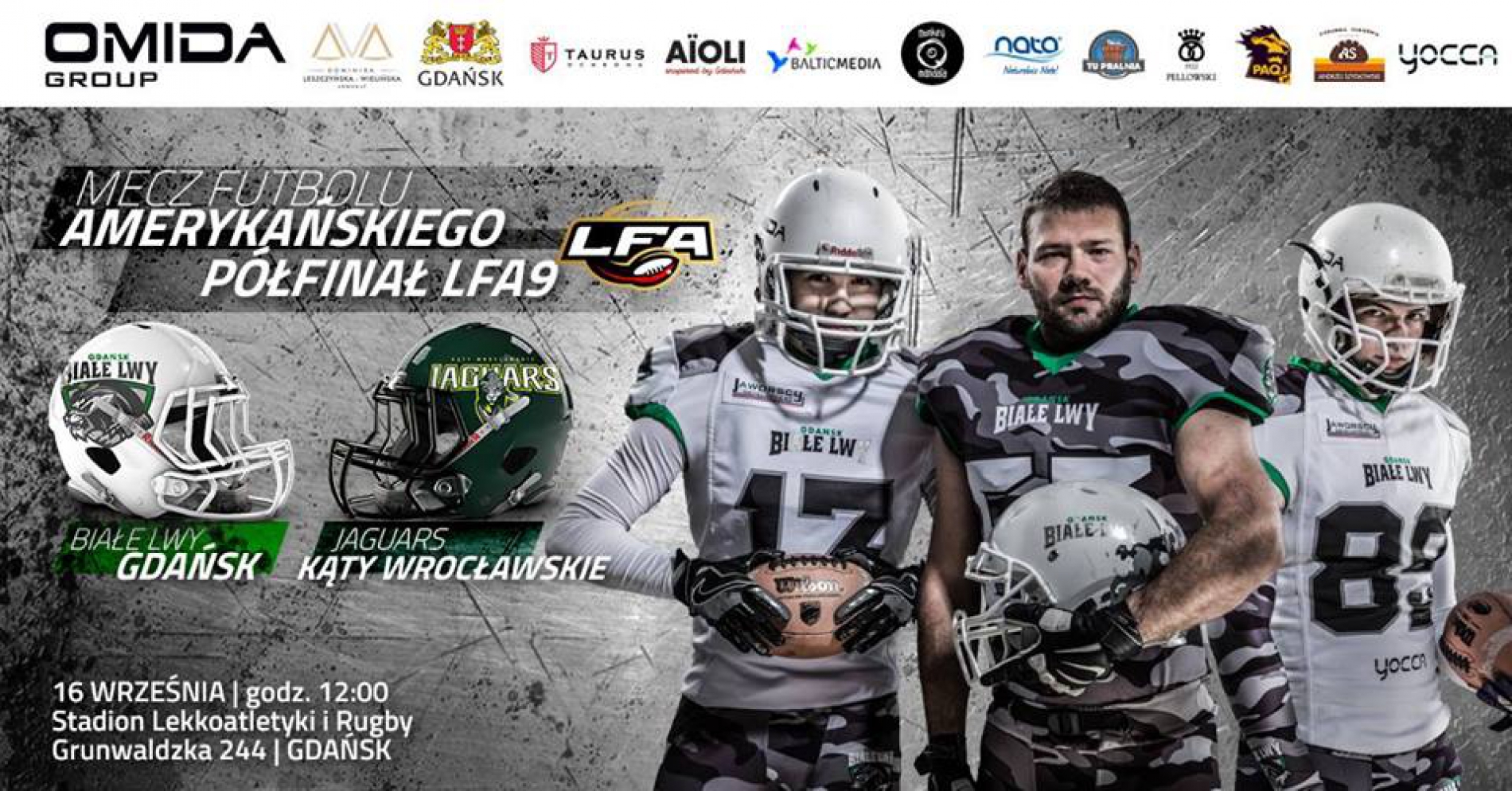 Białe Lwy Gdańsk - Jaguars Kąty Wrocławskie